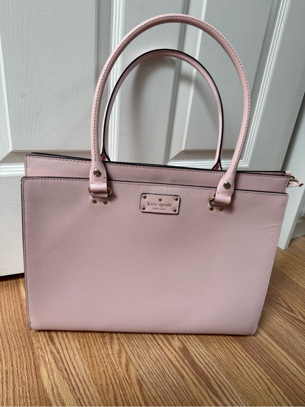 kate spade Blush Pink Structured Leather Tote